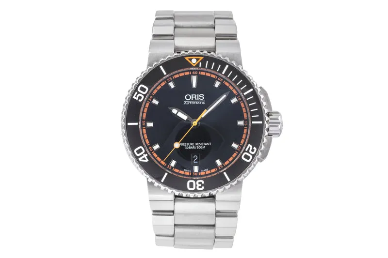 Oris Aquis Date steel automatic men's watch 01 733 7653 4128-07 8 26 01PEB [2505105]