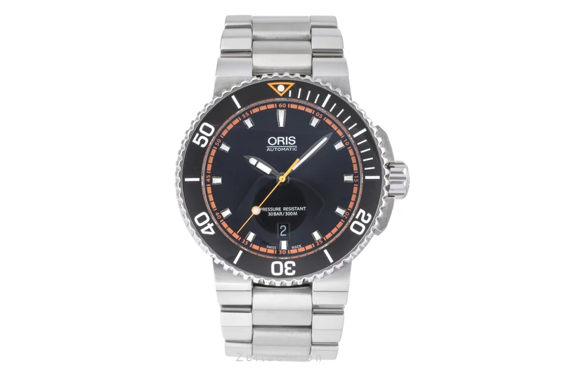 Oris Aquis Date steel automatic men's watch 01 733 7653 4128-07 8 26 01PEB [2505105]
