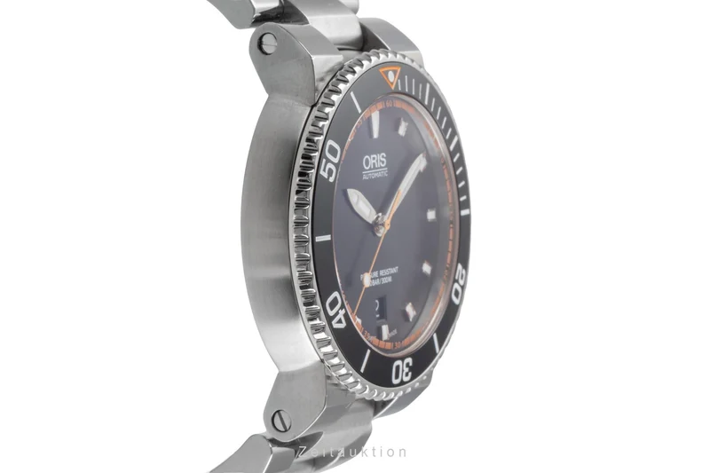 Oris Aquis Date steel automatic men's watch 01 733 7653 4128-07 8 26 01PEB [2505105]