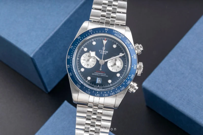 Tudor Black Bay chronograph steel automatic men's watch 79360B-002 LP: 5870EUR [2505484]