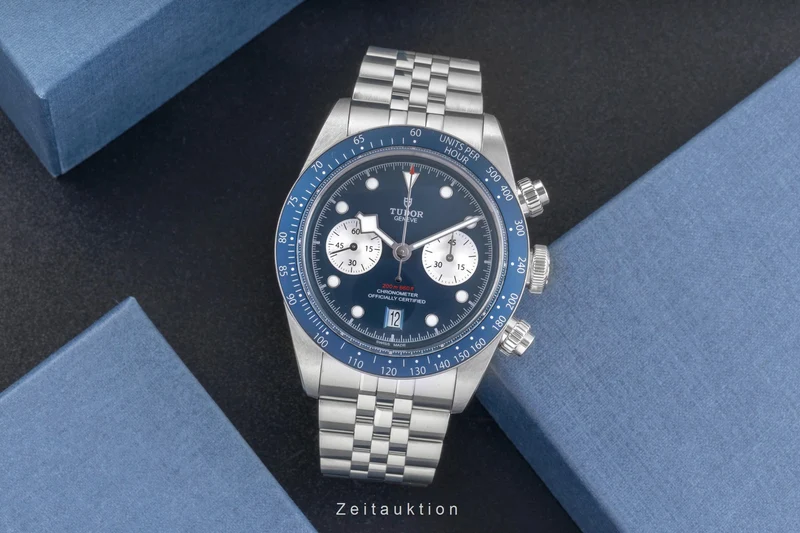 Tudor Black Bay chronograph steel automatic men's watch 79360B-002 LP: 5870EUR [2505484]