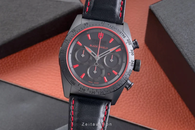 Tudor Black Shield chronograph ceramic / steel automatic men's watch 42000CR [2505869]