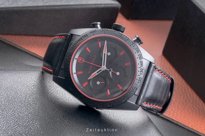 Tudor Black Shield chronograph ceramic / steel automatic men's watch 42000CR [2505869]