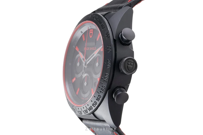 Tudor Black Shield chronograph ceramic / steel automatic men's watch 42000CR [2505869]