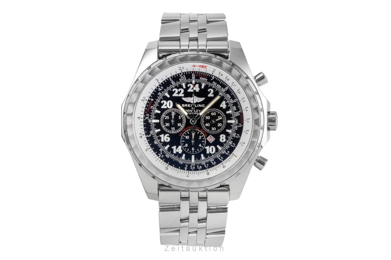 Breitling Bentley Motors chronograph steel automatic men's watch A22362-305 Limited [2505288]