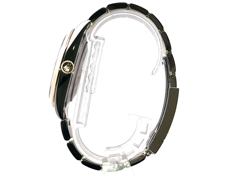 Rolex Datejust 41 Edelstahl Gelbgold 126303 Schwarz DIA