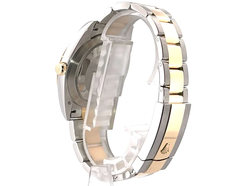 Rolex Datejust 41 Edelstahl Gelbgold 126303 Schwarz DIA