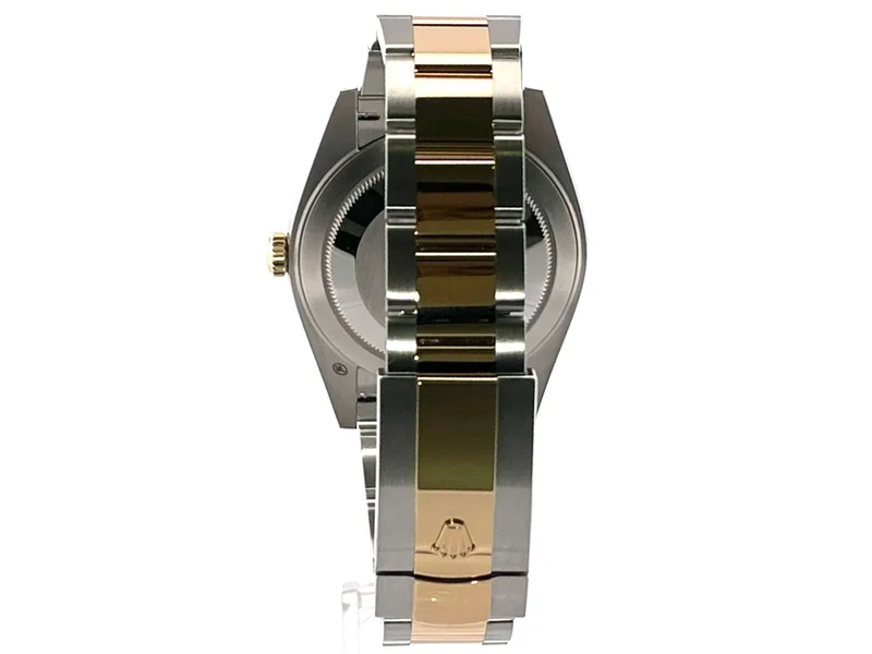 Rolex Datejust 41 Edelstahl Gelbgold 126303 Schwarz DIA