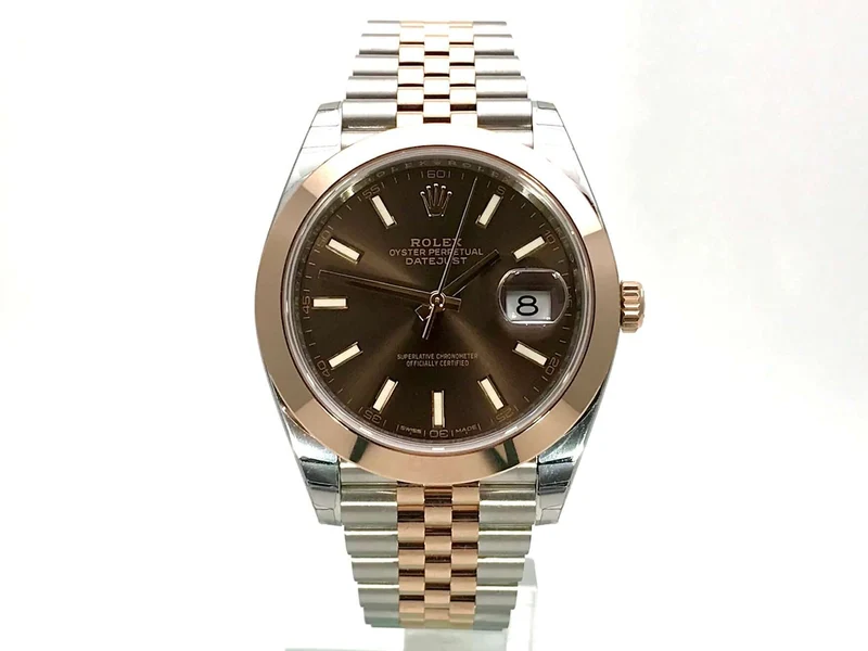 Rolex Datejust 41 Edelstahl Everose-Gold 126301 Choco Jubile-Band