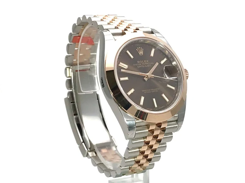 Rolex Datejust 41 Edelstahl Everose-Gold 126301 Choco Jubile-Band