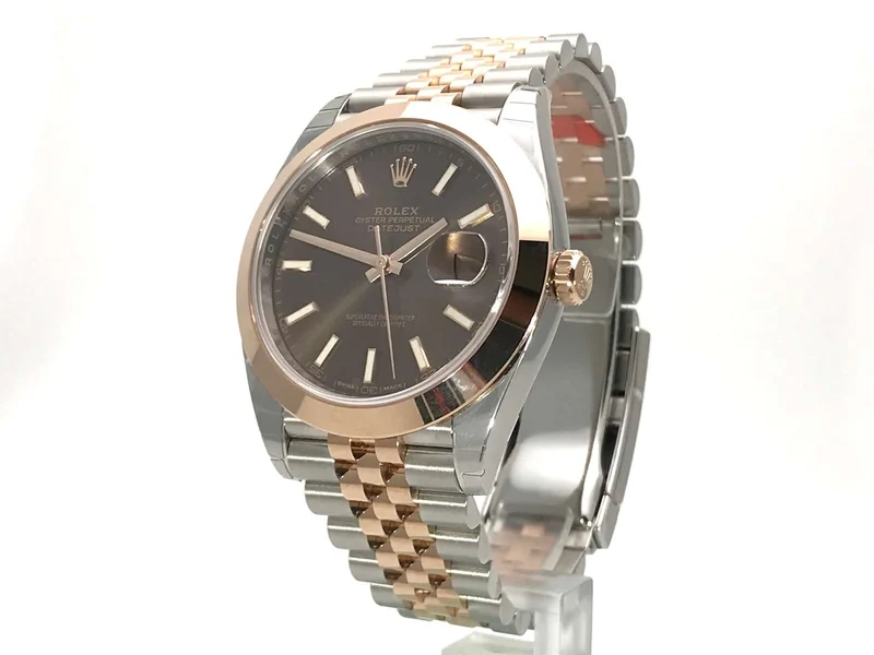 Rolex Datejust 41 Edelstahl Everose-Gold 126301 Choco Jubile-Band