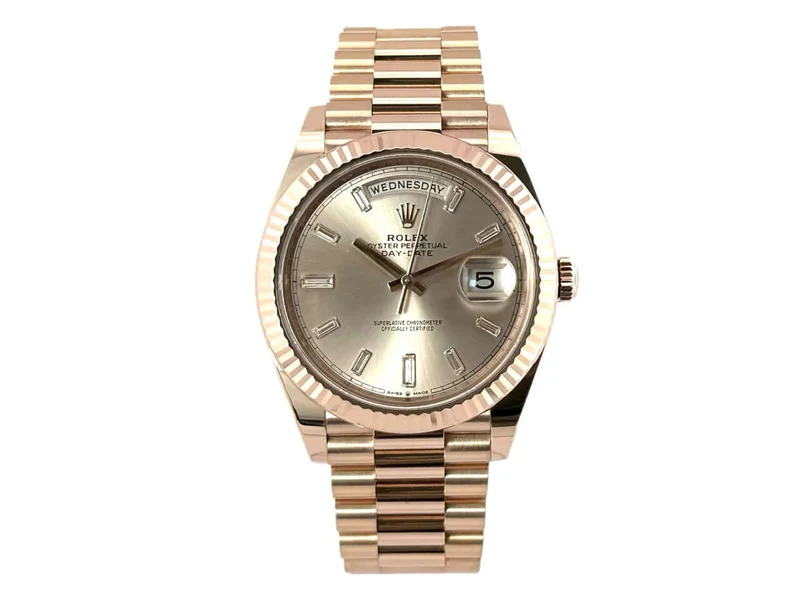 Rolex Day-Date 40 Everose-Gold 228235 Sundust Diamant