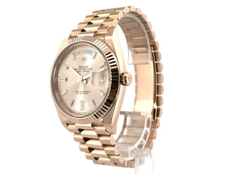 Rolex Day-Date 40 Everose-Gold 228235 Sundust Diamant
