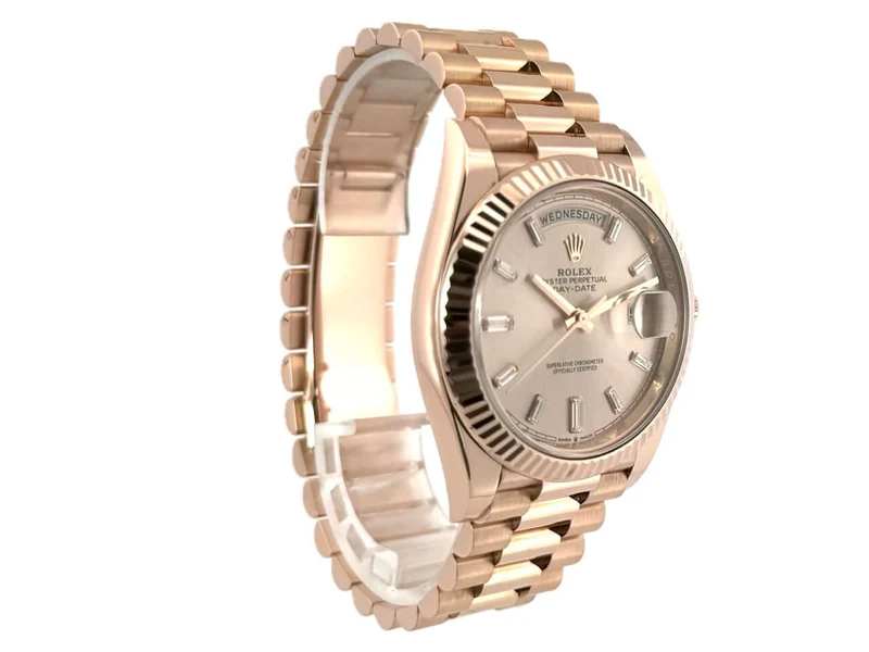 Rolex Day-Date 40 Everose-Gold 228235 Sundust Diamant