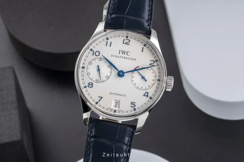 IWC Portugieser steel automatic men's watch IW500107 LP: 14000EUR [2505581]