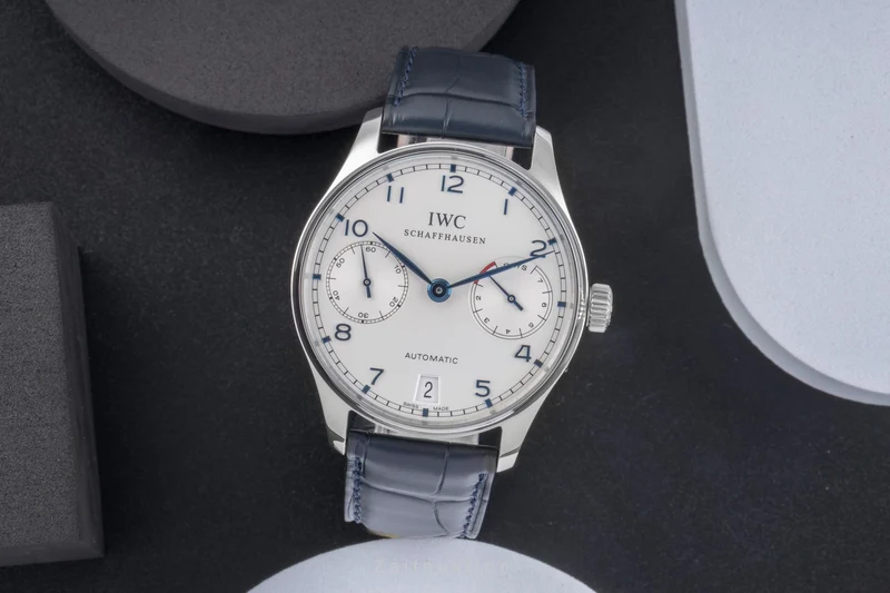 IWC Portugieser steel automatic men's watch IW500107 LP: 14000EUR [2505581]