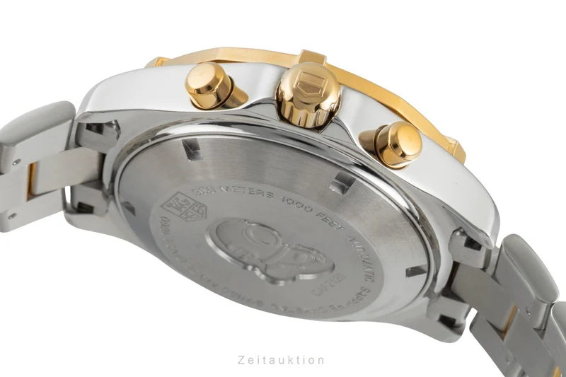 Tag Heuer Aquaracer chronograph gilt / steel automatic men's watch CAF2120.BB0816 [2504351]