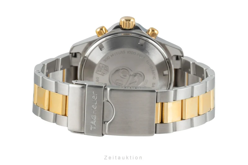 Tag Heuer Aquaracer chronograph gilt / steel automatic men's watch CAF2120.BB0816 [2504351]