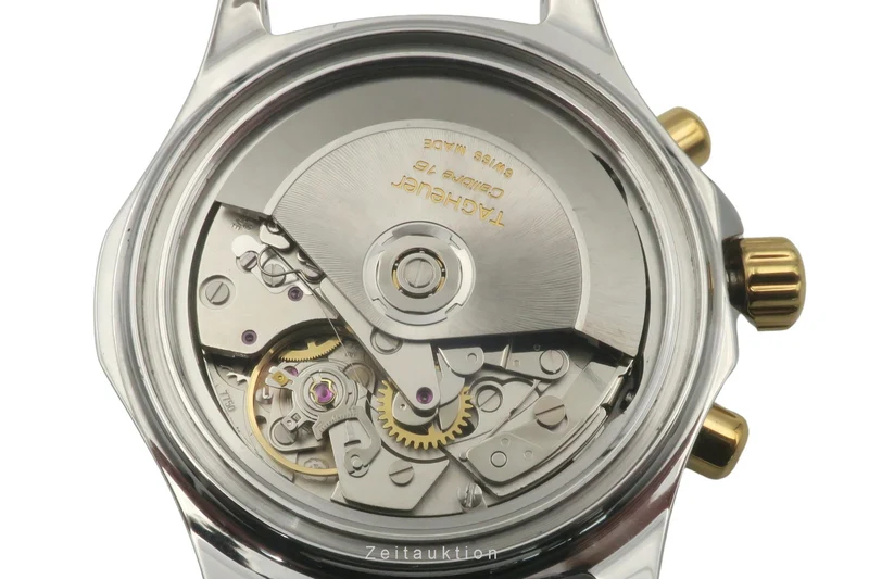 Tag Heuer Aquaracer chronograph gilt / steel automatic men's watch CAF2120.BB0816 [2504351]