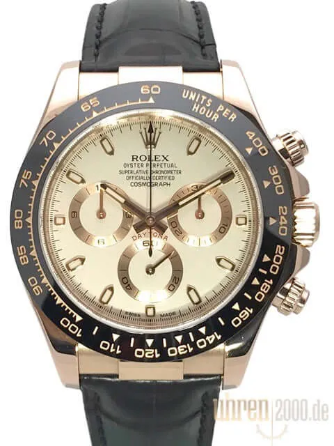 Rolex Cosmograph Daytona 116515 LN Ivory Top Zustand aus 2014