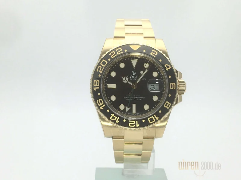 Rolex GMT-Master II 116718 LN Gelbgold Okkasion aus 2015