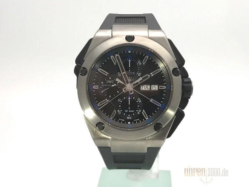 IWC Ingenieur Doppelchronograph Titan IW376501 gebraucht aus 2015