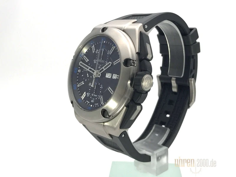 IWC Ingenieur Doppelchronograph Titan IW376501 gebraucht aus 2015