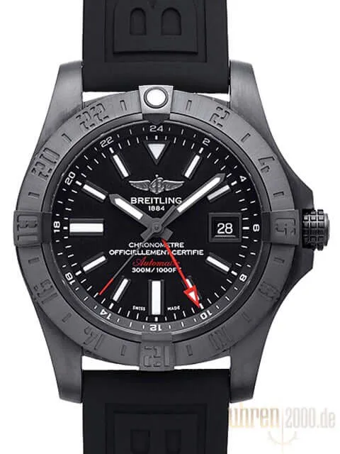 Breitling Avenger II GMT Black Steel M3239010.BF04.153S.M20DSA.2