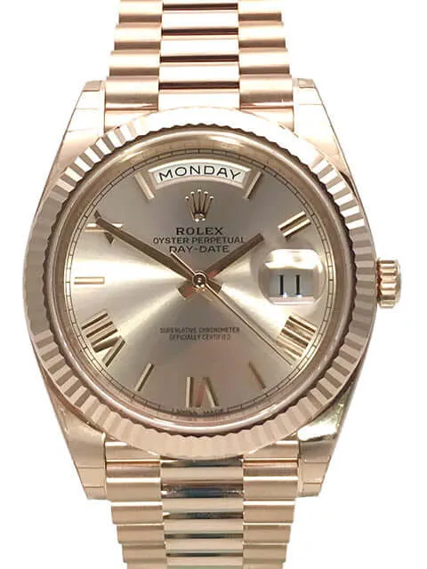 Rolex Day-Date 40 Everose-Gold 228235 Sundust R