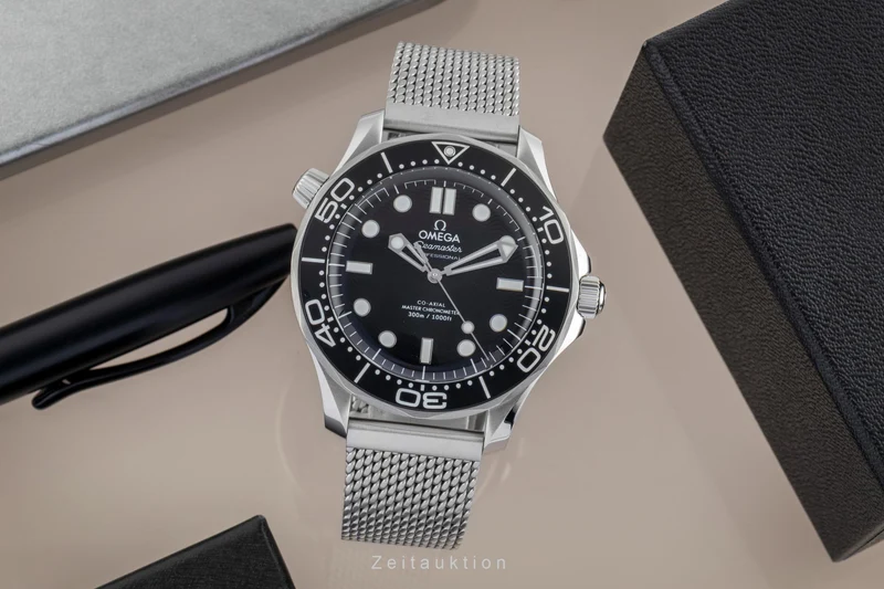 Omega Seamaster steel automatic men's watch 210.30.42.20.01.010 LP: 7100EUR [2505793]