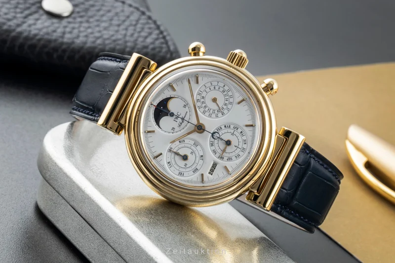 IWC Da Vinci chronograph 18 ct gold automatic men's watch IW375001 [2505606]
