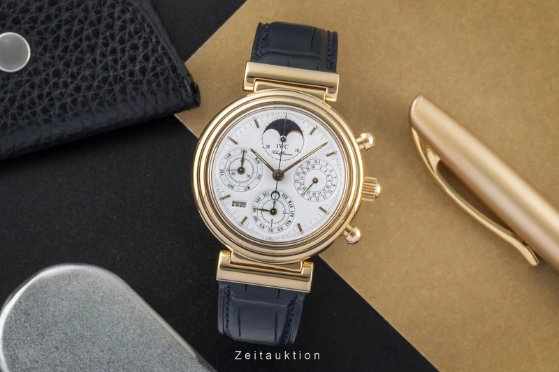 IWC Da Vinci chronograph 18 ct gold automatic men's watch IW375001 [2505606]