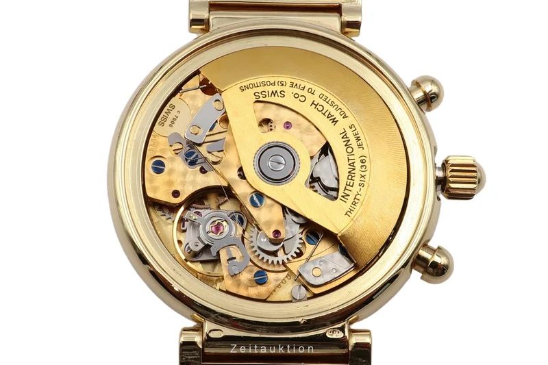 IWC Da Vinci chronograph 18 ct gold automatic men's watch IW375001 [2505606]