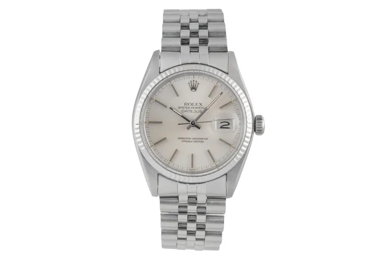 Rolex Datejust steel / white gold automatic men's watch 16014 [2504900]
