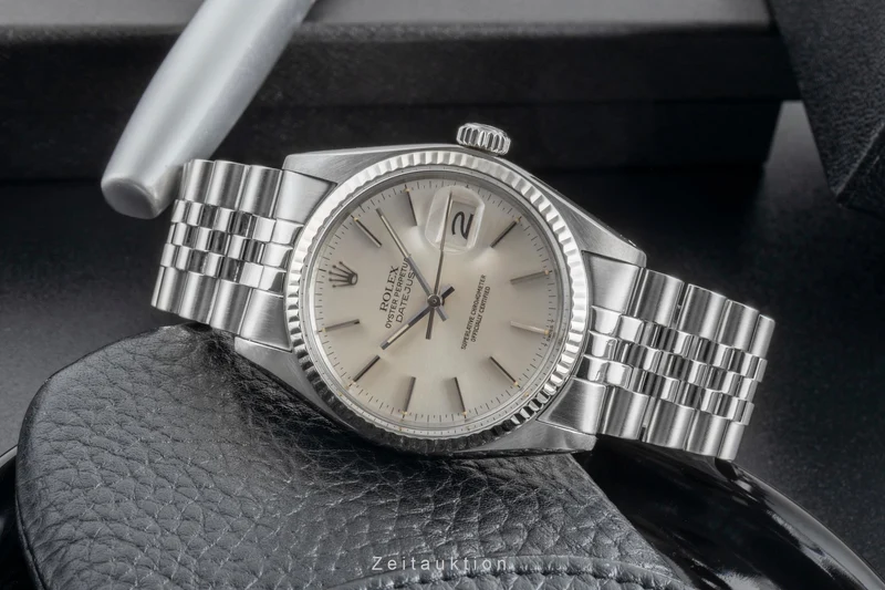 Rolex Datejust steel / white gold automatic men's watch 16014 [2504900]