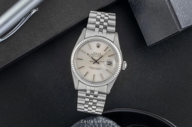 Rolex Datejust steel / white gold automatic men's watch 16014 [2504900]