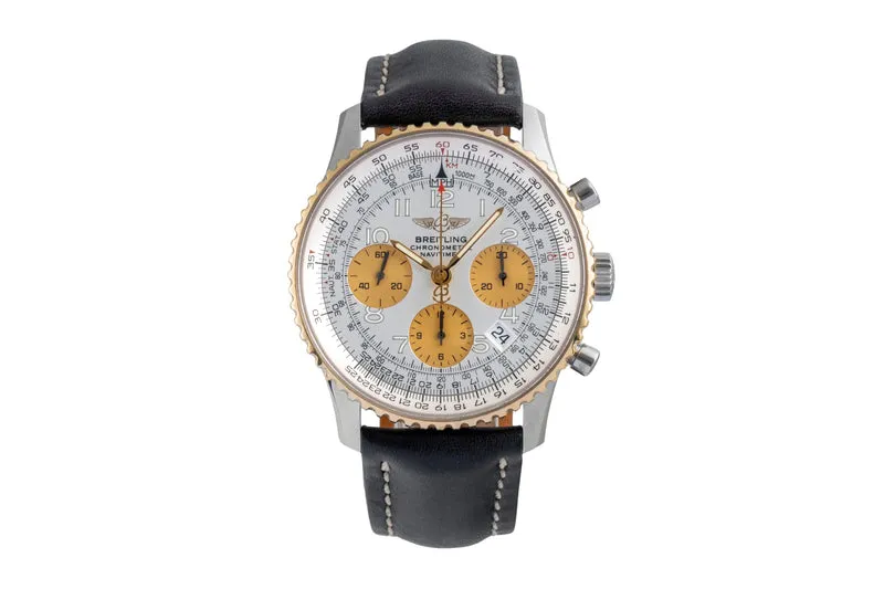 Breitling Navitimer chronograph steel / gold automatic men's watch D23322 [2504902]