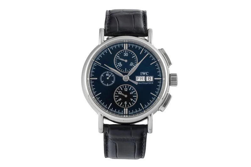 IWC Portofino chronograph steel automatic men's watch IW378303 [2505749]
