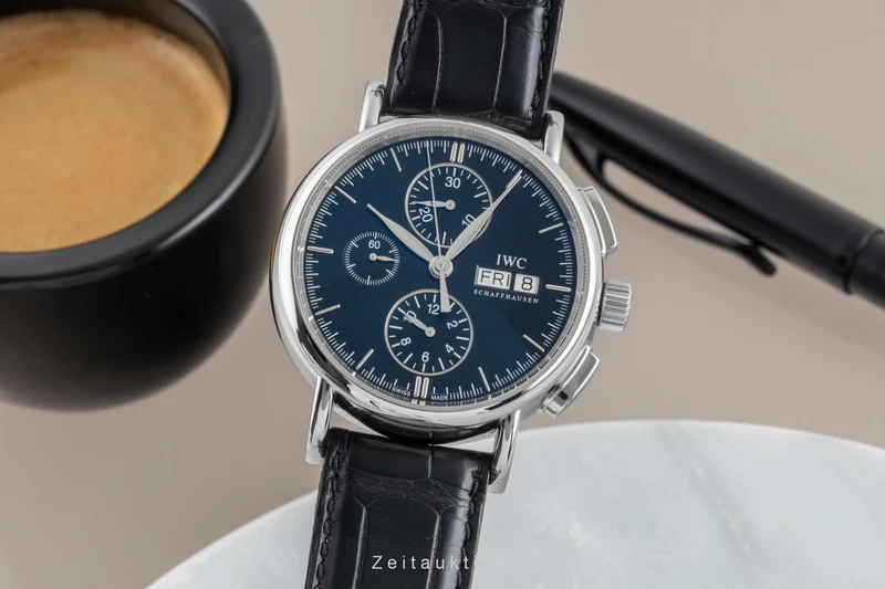 IWC Portofino chronograph steel automatic men's watch IW378303 [2505749]