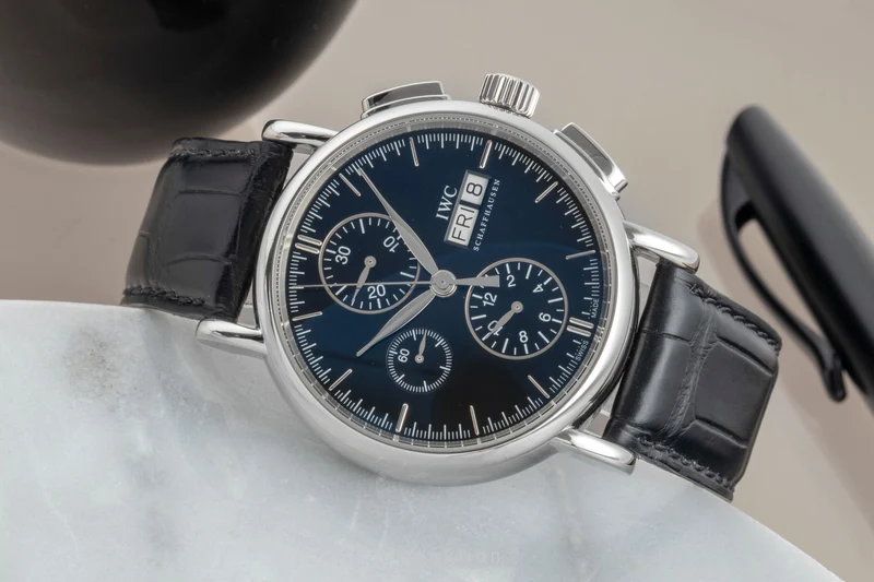 IWC Portofino chronograph steel automatic men's watch IW378303 [2505749]