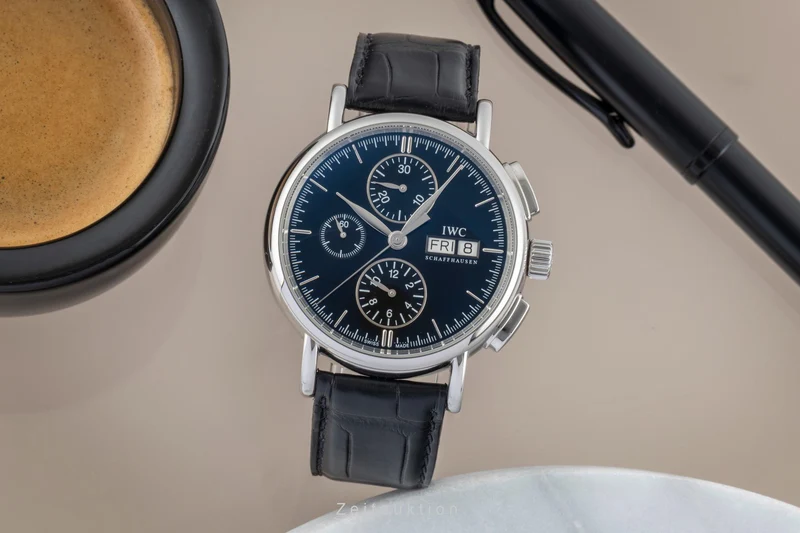 IWC Portofino chronograph steel automatic men's watch IW378303 [2505749]
