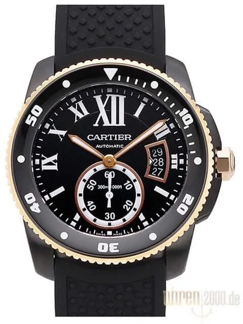 Cartier Calibre de Cartier Diver W2CA0004 ADLC Rotgold