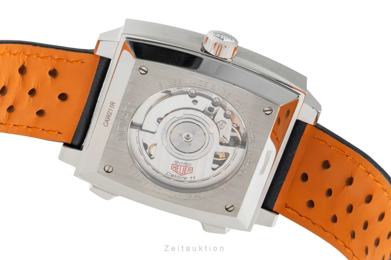 Tag Heuer Monaco chronograph steel automatic men's watch CAW211R LP: 7950EUR [2505177]