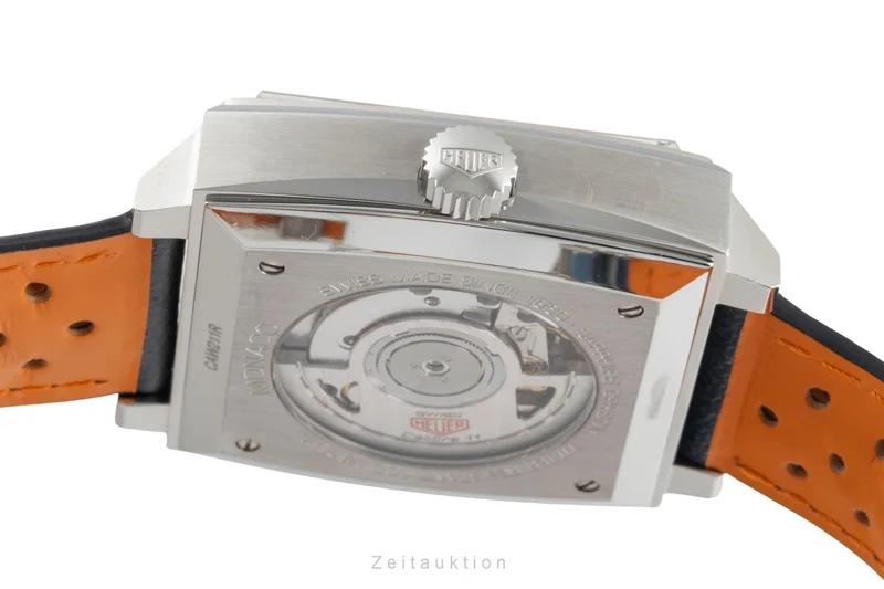 Tag Heuer Monaco chronograph steel automatic men's watch CAW211R LP: 7950EUR [2505177]