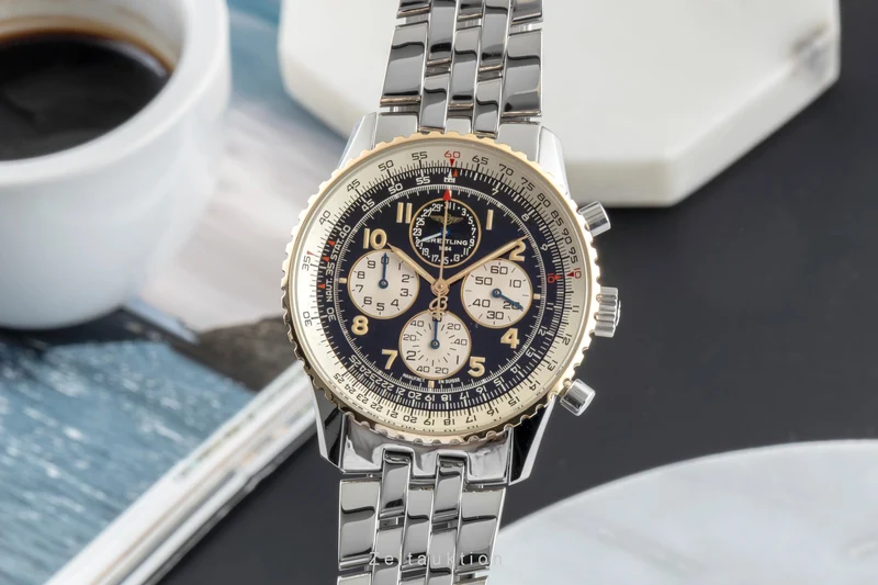 Breitling Navitimer chronograph steel / gold automatic men's watch D33030 [2505031]
