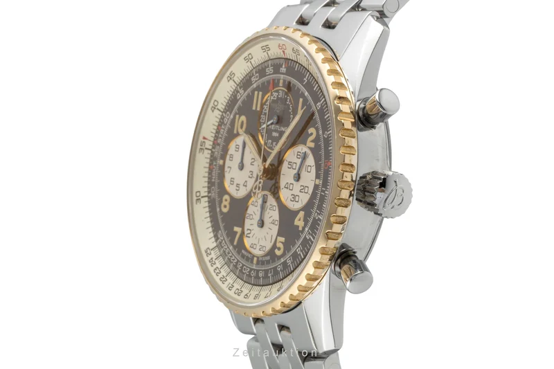 Breitling Navitimer chronograph steel / gold automatic men's watch D33030 [2505031]