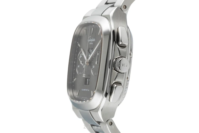 Glashütte Seventies chronograph steel automatic men's watch 1-37-02-01-02-70 LP: 16100EUR [2505708]