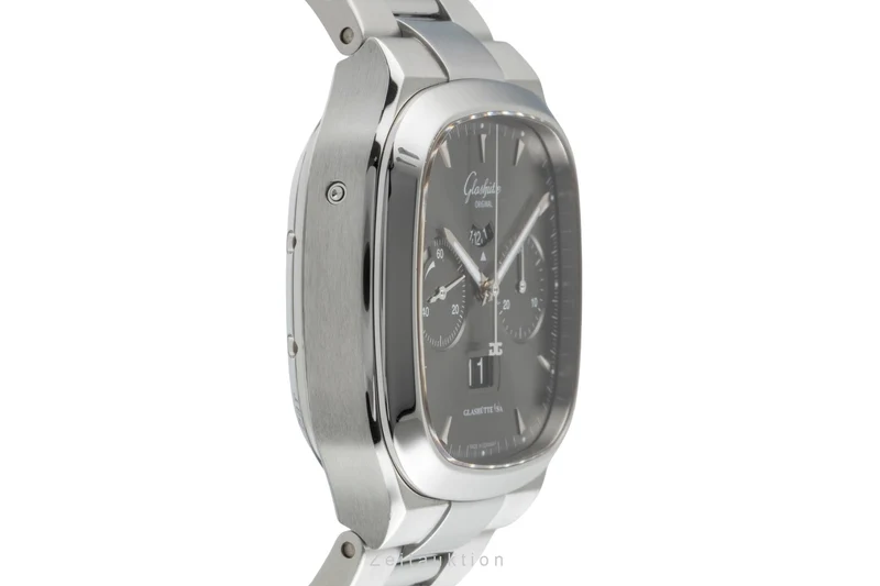 Glashütte Seventies chronograph steel automatic men's watch 1-37-02-01-02-70 LP: 16100EUR [2505708]