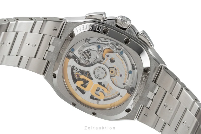 Glashütte Seventies chronograph steel automatic men's watch 1-37-02-01-02-70 LP: 16100EUR [2505708]