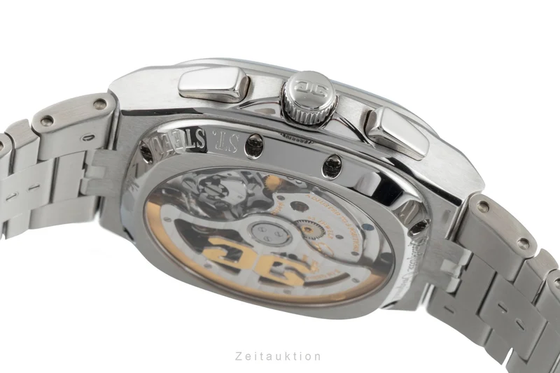 Glashütte Seventies chronograph steel automatic men's watch 1-37-02-01-02-70 LP: 16100EUR [2505708]